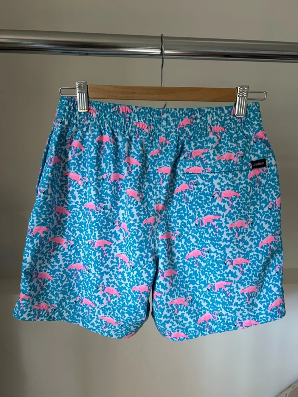 Chubbies Swim Trunks Flamingo Small